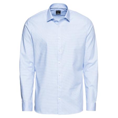 OLYMP Zakelijk overhemd blauw / wit