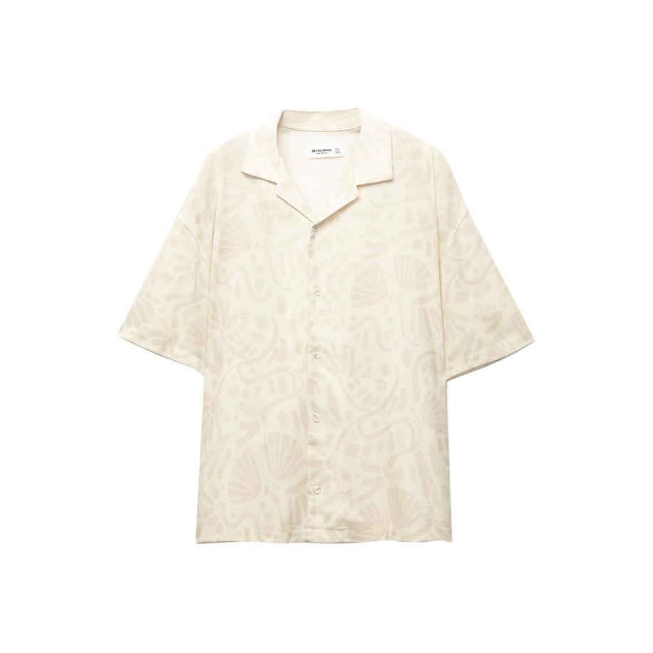 Pull&Bear Pull&Bear Overhemd ecru / sand -
