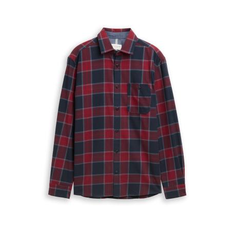 Tom Tailor TOM TAILOR Overhemd navy / saffier / wijnrood / donkerrood