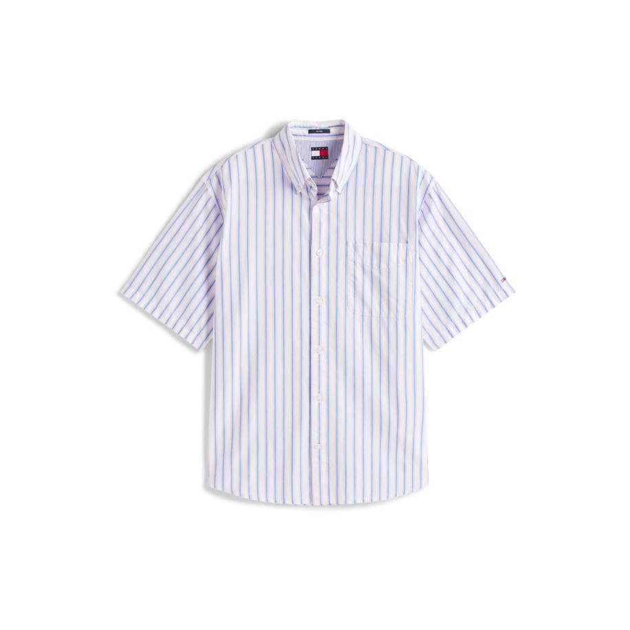 Tommy Jeans Tommy Jeans Overhemd blauw / wit -