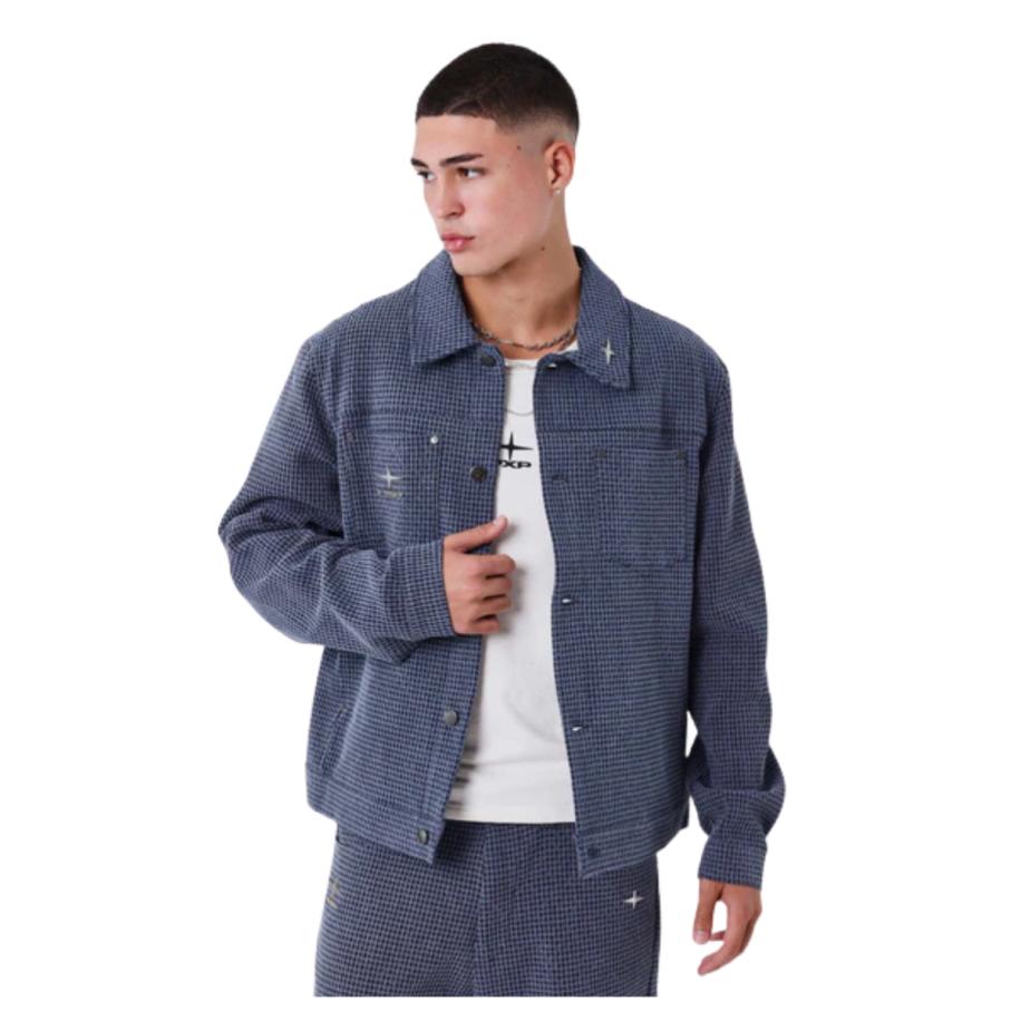 Project X Paris Spijker Jas Blauw