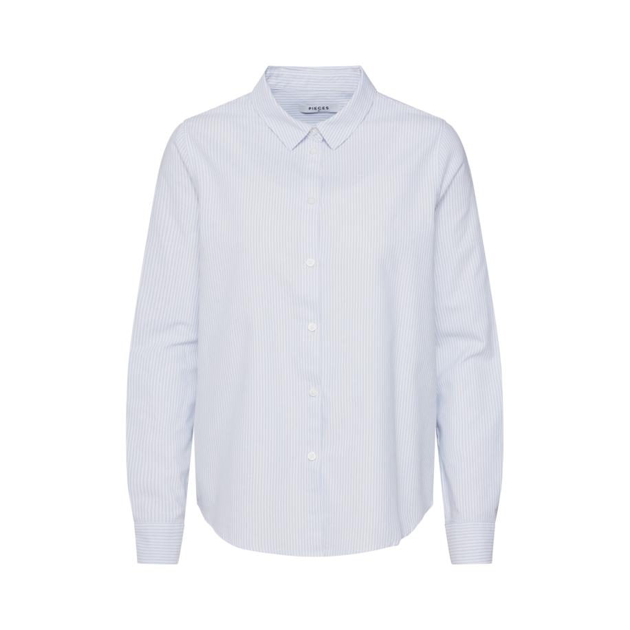 Pieces PIECES Blouse Irena blauw / wit -
