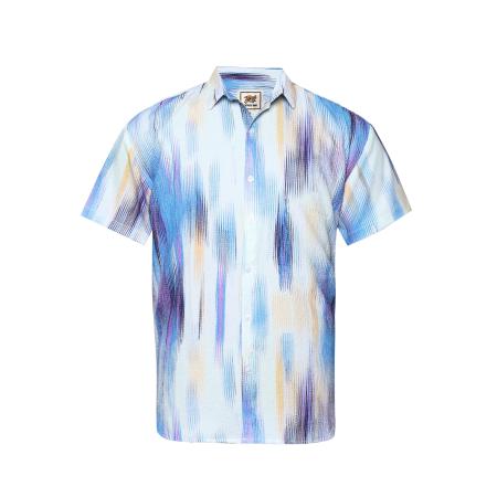 Campus Sutra Overhemd Tilda blauw / lila / perzik / rosa / wit