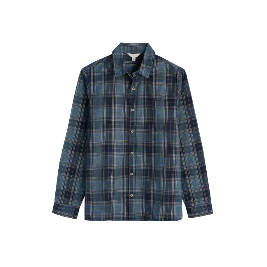 Seasalt Cornwall Seasalt Cornwall Overhemd Shoreman blauw / lichtblauw / geel -