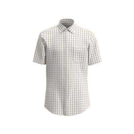 Seidensticker SEIDENSTICKER Zakelijk overhemd sand / wit