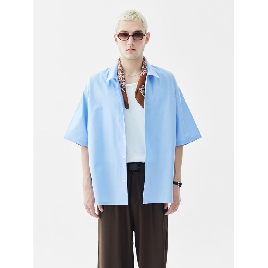 VAMOS CLO Overhemd blauw Blauw