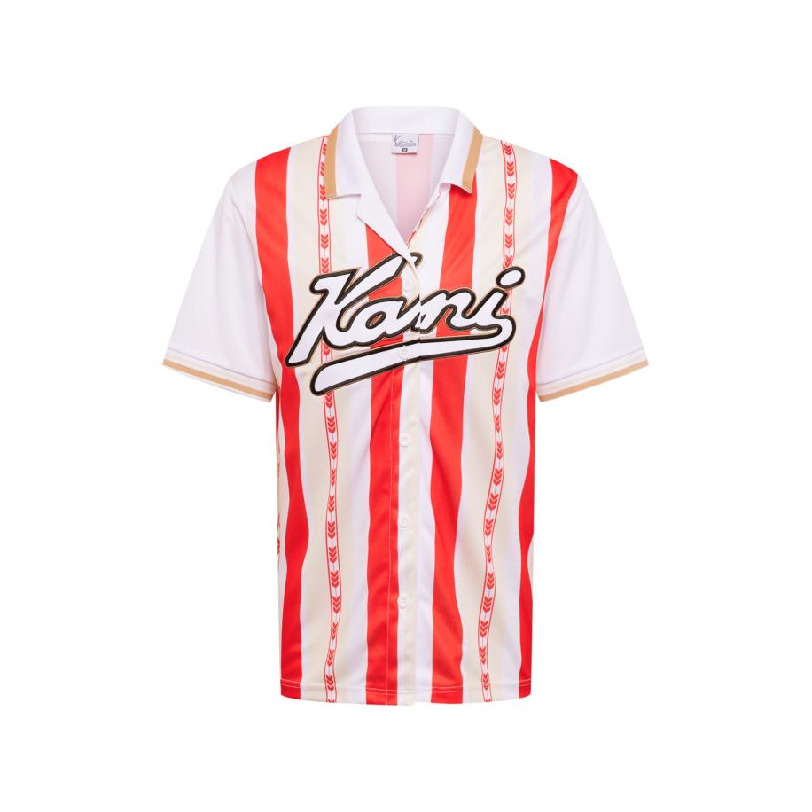 Karl Kani Karl Kani Overhemd crème / oranje / rood / wit -