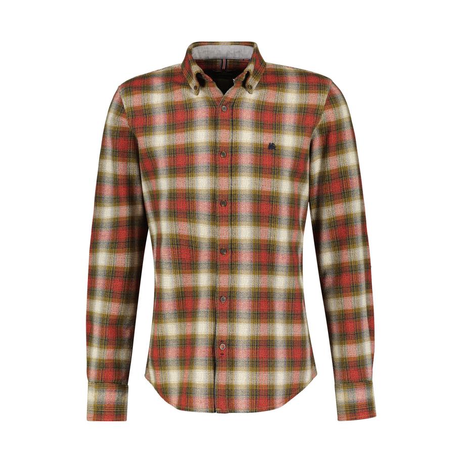 Lerros LERROS Overhemd bruin / zwart / wit -