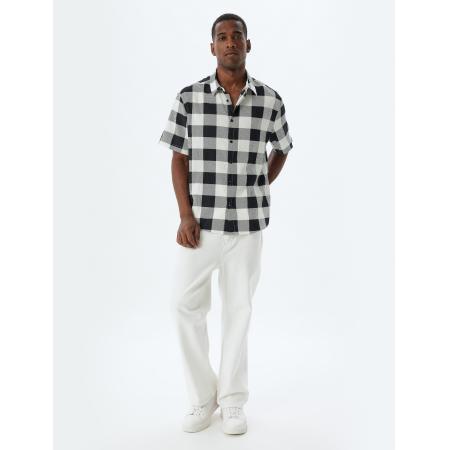 Koton Koton Overhemd grijs / zwart / wit