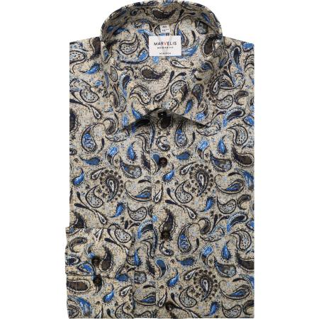 Marvelis Overhemd natuurlijk, Bedrukt