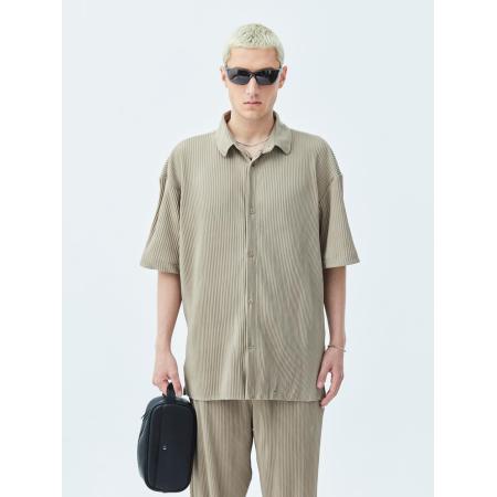 VAMOS CLO Overhemd olijfgroen
