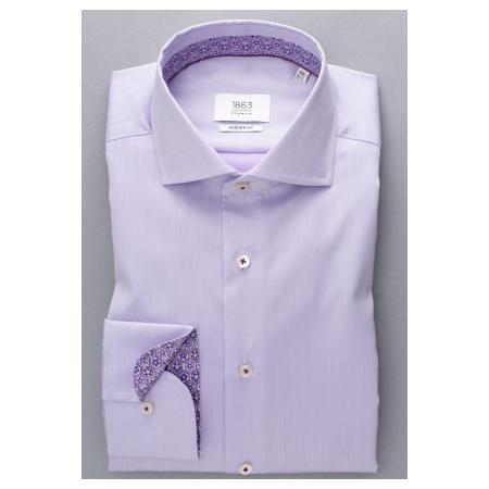 ETERNA 1863 Overhemd lila, Effen
