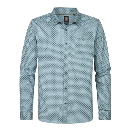 Petrol Industries Petrol Industries Overhemd lichtblauw / gemengde kleuren