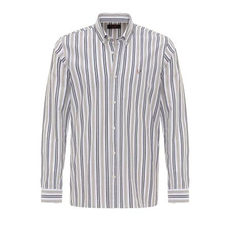 By Diess Collection By Diess Collection Overhemd geel / antraciet / lichtgrijs / wit