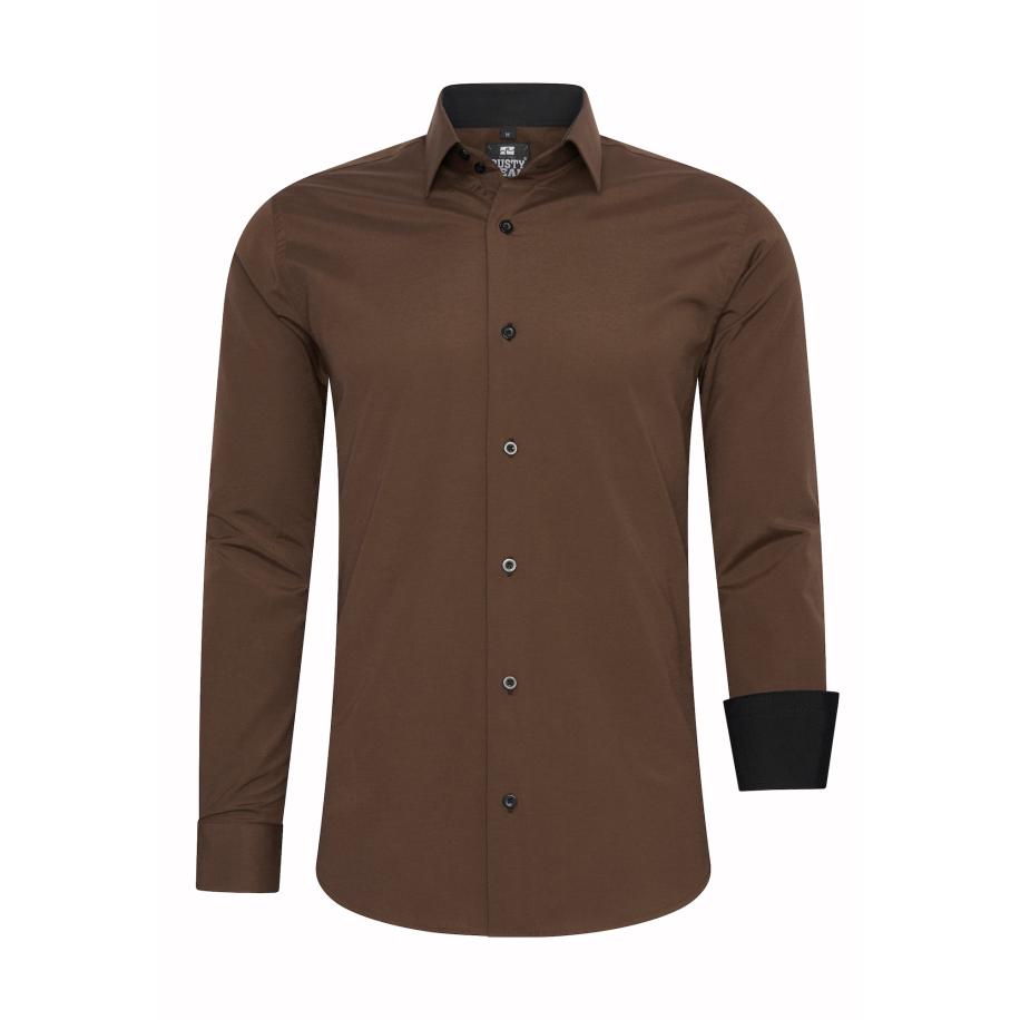 Rusty Neal Rusty Neal Overhemd bruin -