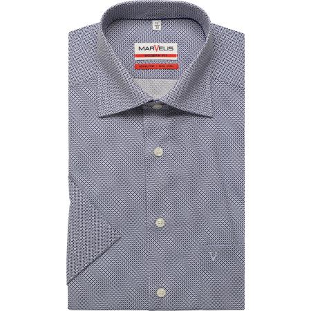 Marvelis Overhemd Korte mouw marine
