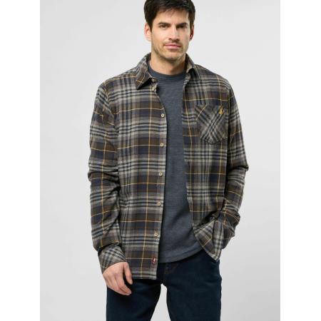 MCS MCS Overhemd Henry chamois / navy / bruin