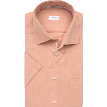 Seidensticker Overhemd Korte mouw oranje