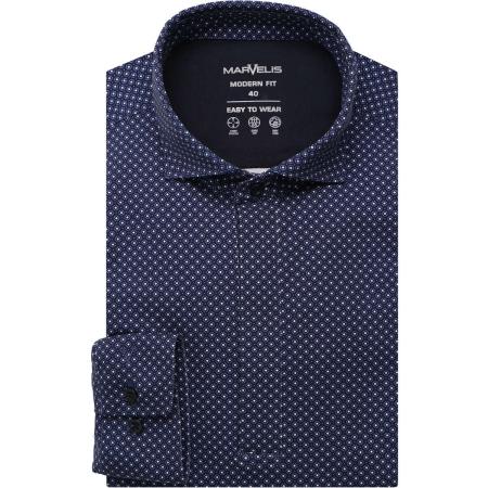 Marvelis Performance Jersey shirt marine, Bedrukt