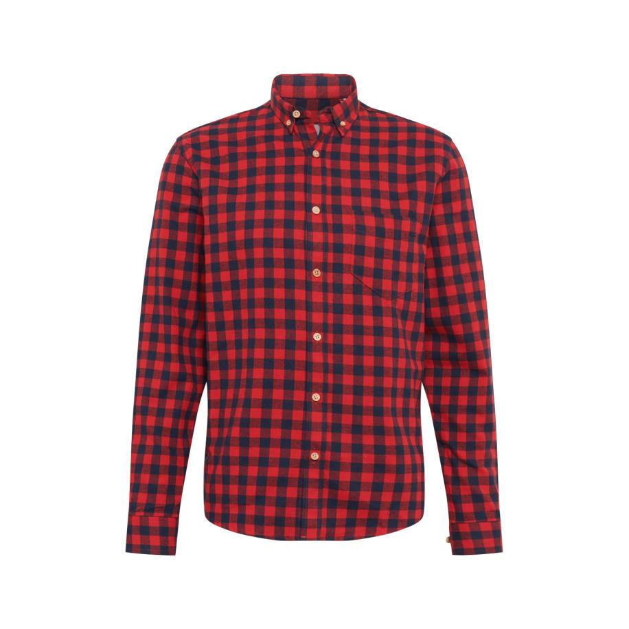 Kronstadt Kronstadt Overhemd Johan navy / rood -