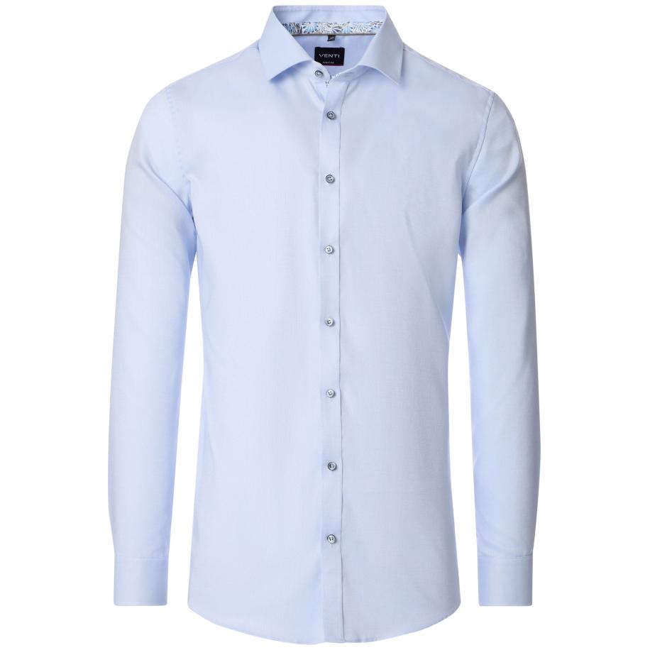 Venti Overhemd blauw, Faux-uni Blauw