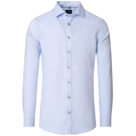 Venti Overhemd blauw, Faux-uni