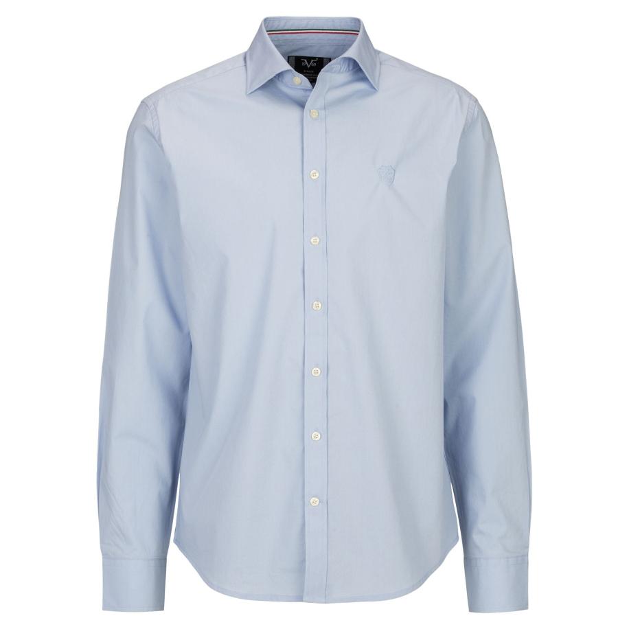 19V69 ITALIA 19V69 ITALIA Zakelijk overhemd Ricky lichtblauw -