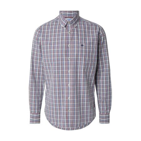 Fynch-Hatton FYNCH-HATTON Overhemd navy / merlot / zwart / wit