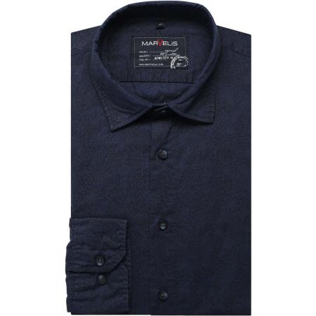 Marvelis Casual Overhemd marine, Bedrukt