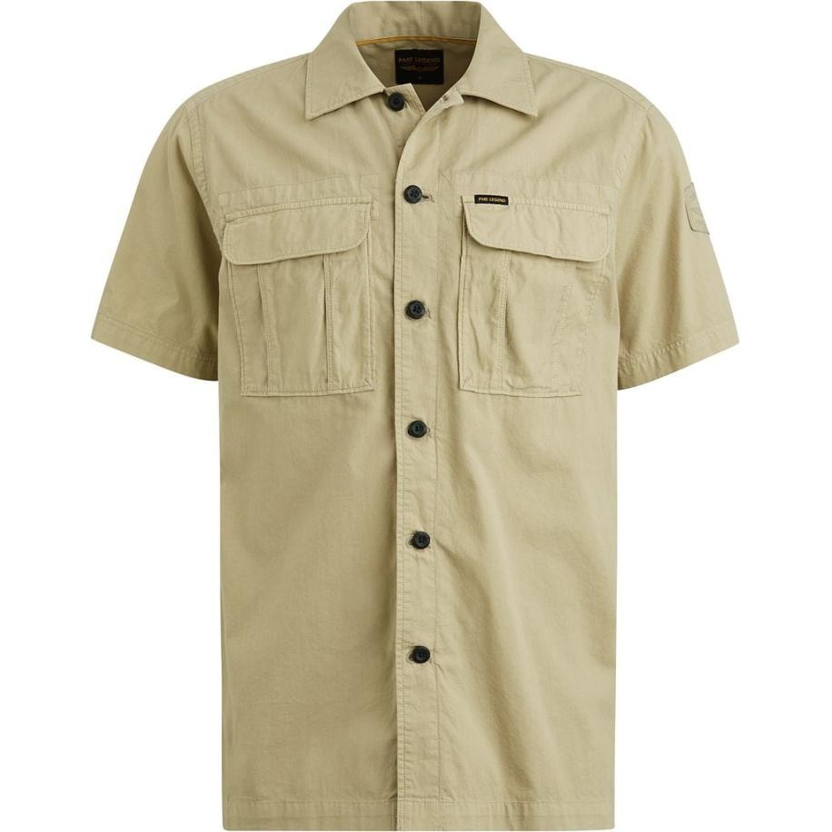 PME Legend Short Sleeve Overhemd Bedford Groen Groen