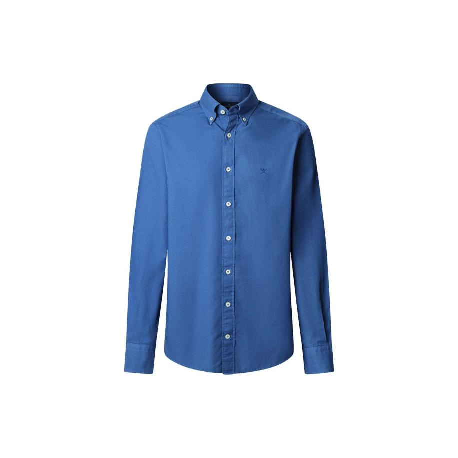 Hackett London Hackett London Overhemd Ess blauw -