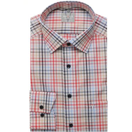 Marvelis Overhemd rood, Ruit