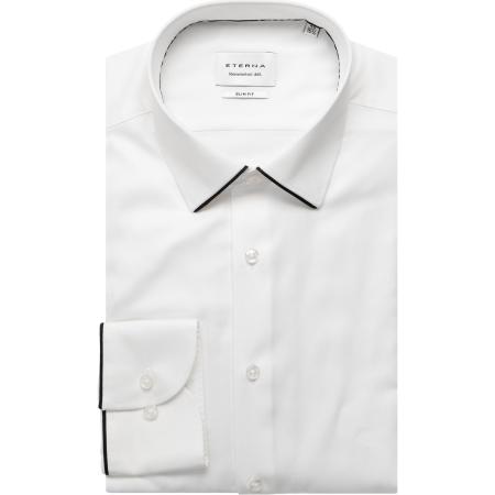 ETERNA Overhemd wit, Effen