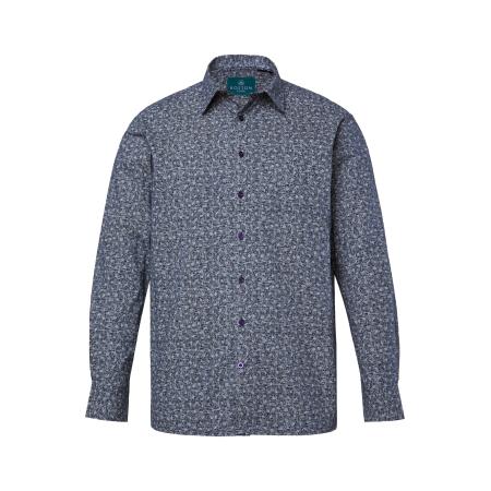 Boston Park Boston Park Overhemd navy / wit