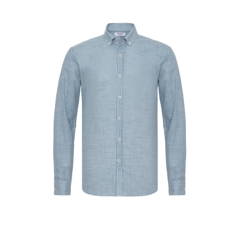 Moxx Paris Moxx Paris Overhemd groen / wit -