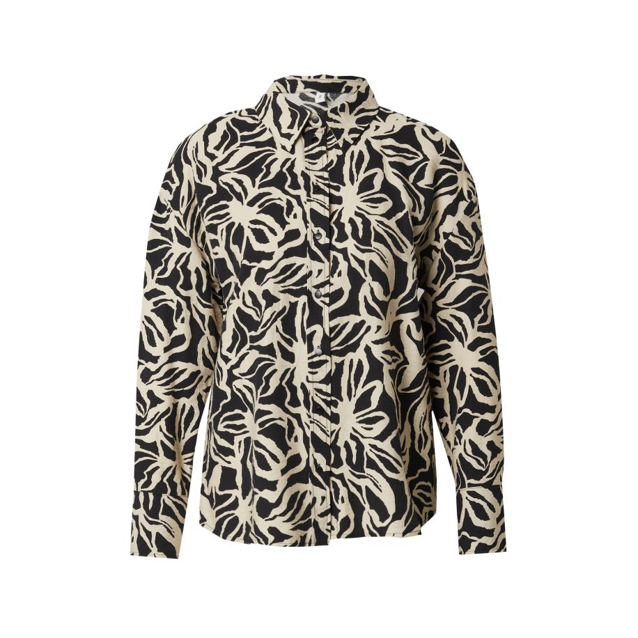 Only ONLY Blouse ONLTHARA beige / zwart -