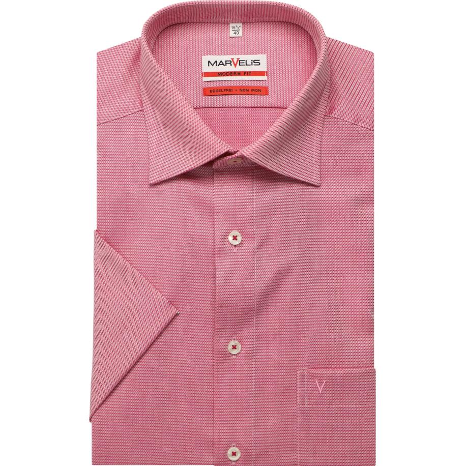 Marvelis Overhemd Korte mouw roze Roze