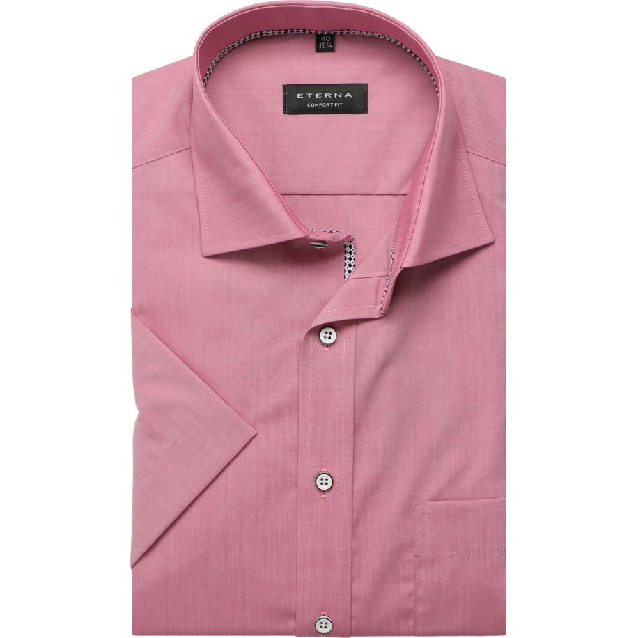 ETERNA Overhemd Korte mouw roze Roze