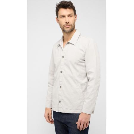 ETERNA Overshirt lichtgrijs, Effen