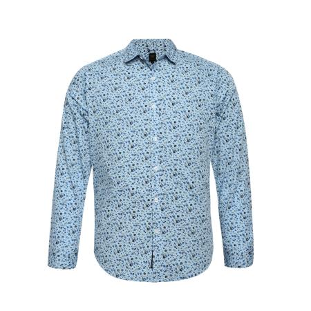 Campus Sutra Campus Sutra Overhemd Ashton blauw / navy / grijs