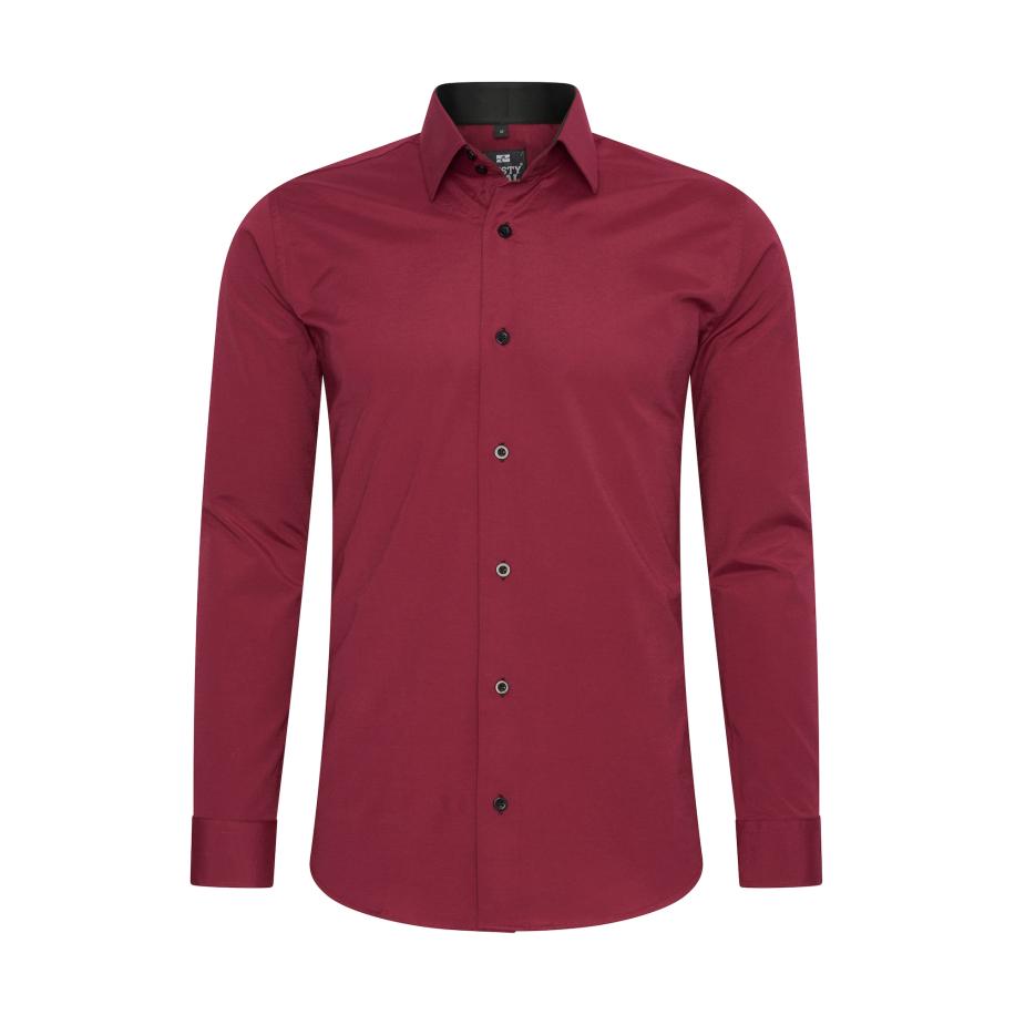 Rusty Neal Rusty Neal Overhemd bordeaux -