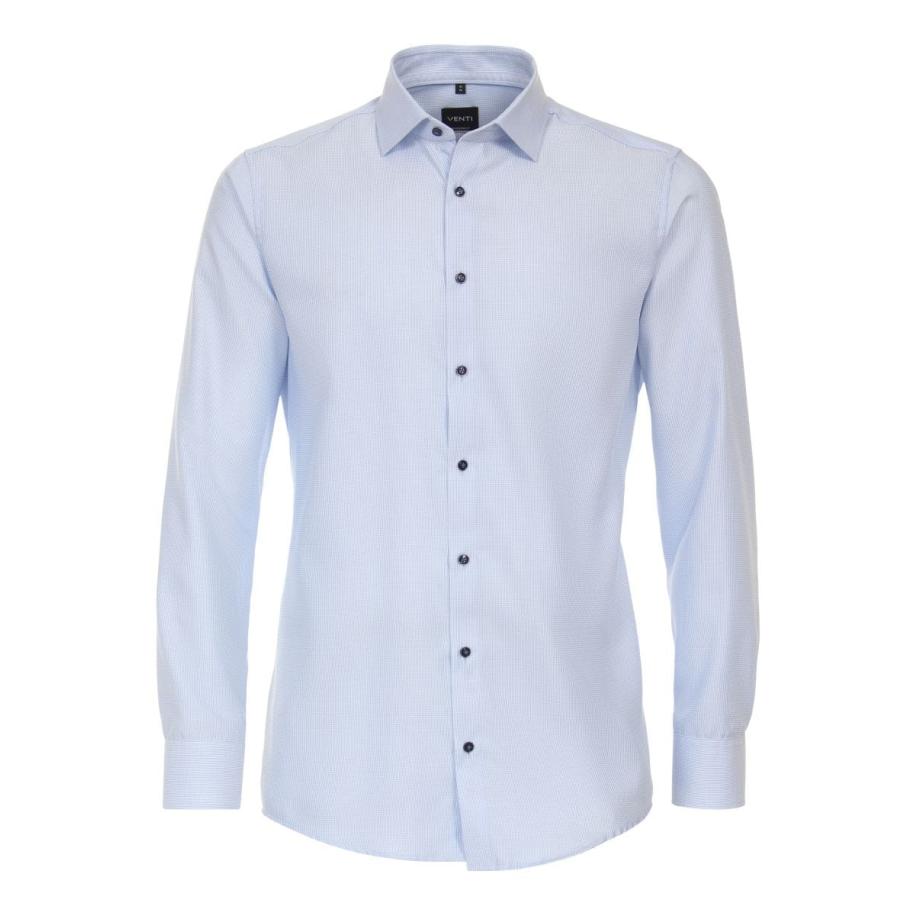 Venti Overhemd ML7 (72CM+) blauw Blauw