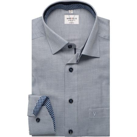 Marvelis Overhemd ML6 (vanaf 68 CM) blauw