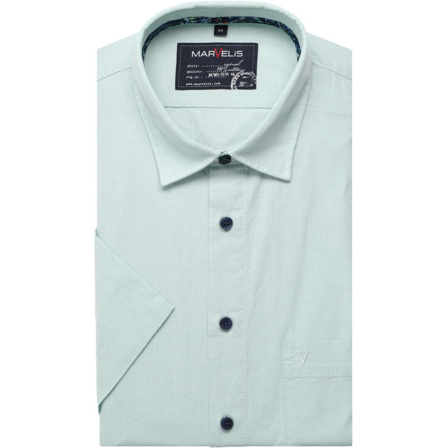Marvelis Casual Overhemd Korte mouw groen Groen