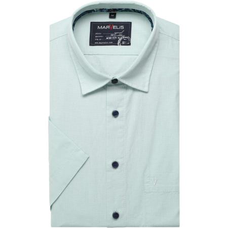 Marvelis Casual Overhemd Korte mouw groen