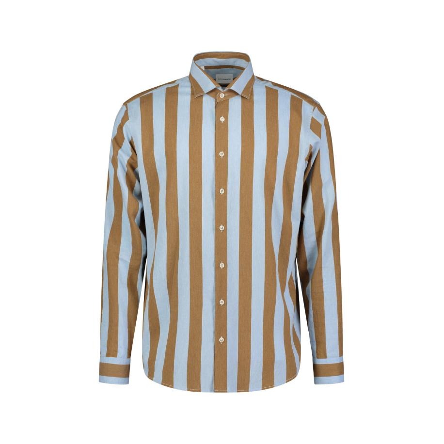 Roy Robson ROY ROBSON Overhemd bruin -