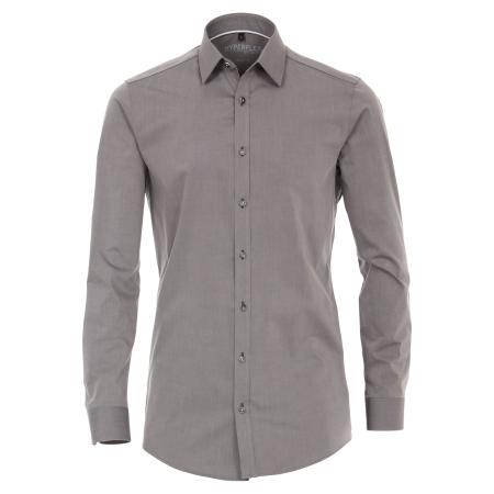 Venti Overhemd antraciet, Faux-uni