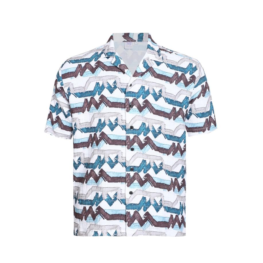 Campus Sutra Campus Sutra Overhemd Tamera lichtblauw / grijs / aubergine / offwhite -