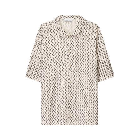 Bershka Bershka Overhemd ecru / zwart