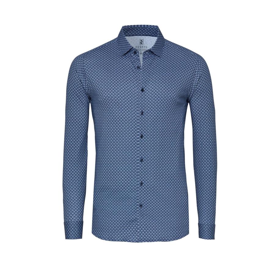 Desoto DESOTO Overhemd blauw -